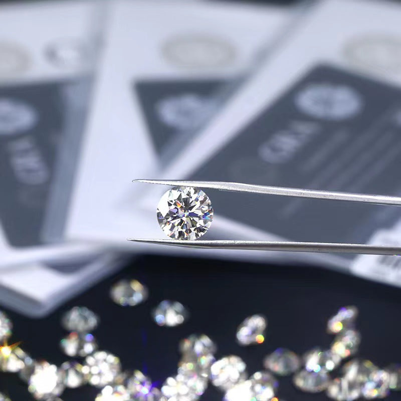 D Moissanite Eight Hearts Eight Arrows VVS1Clarity Loose Diamond Band GRA Certificate Waist Size Black Card Factory Wholesale