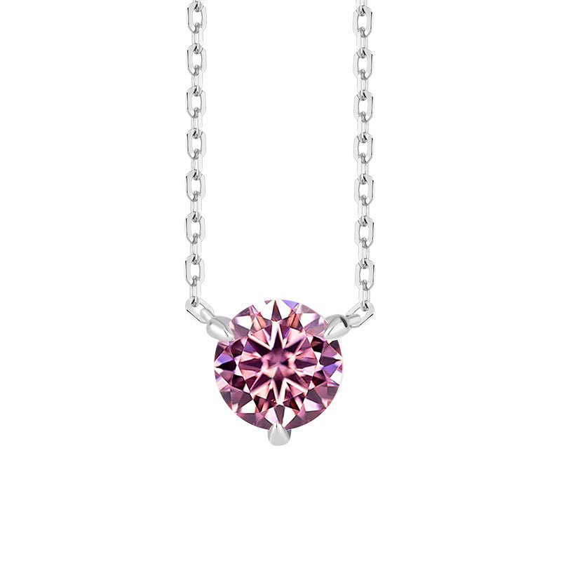 S925Sterling Silver Classic Three-Claw Necklace Non-Fading Women's Pendant Light Luxury Fashion High-End Clavicle Chain Factory Wholesale