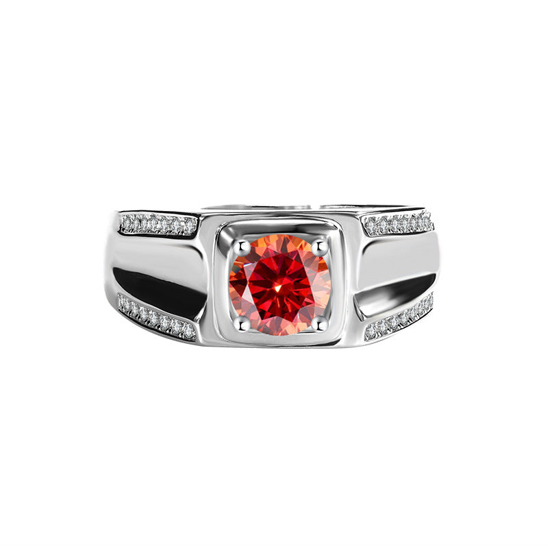 S925Sterling Silver Moissanite Couple Rings for Men and Women Moissanite Jewelry Proposal Wedding Rings Wholesale from Factory