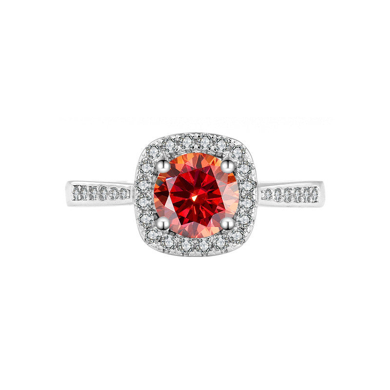 S925Sterling Silver Moissanite Couple Rings for Men and Women, Moissanite Jewelry for Proposal and Wedding, Wholesale from Factory Source