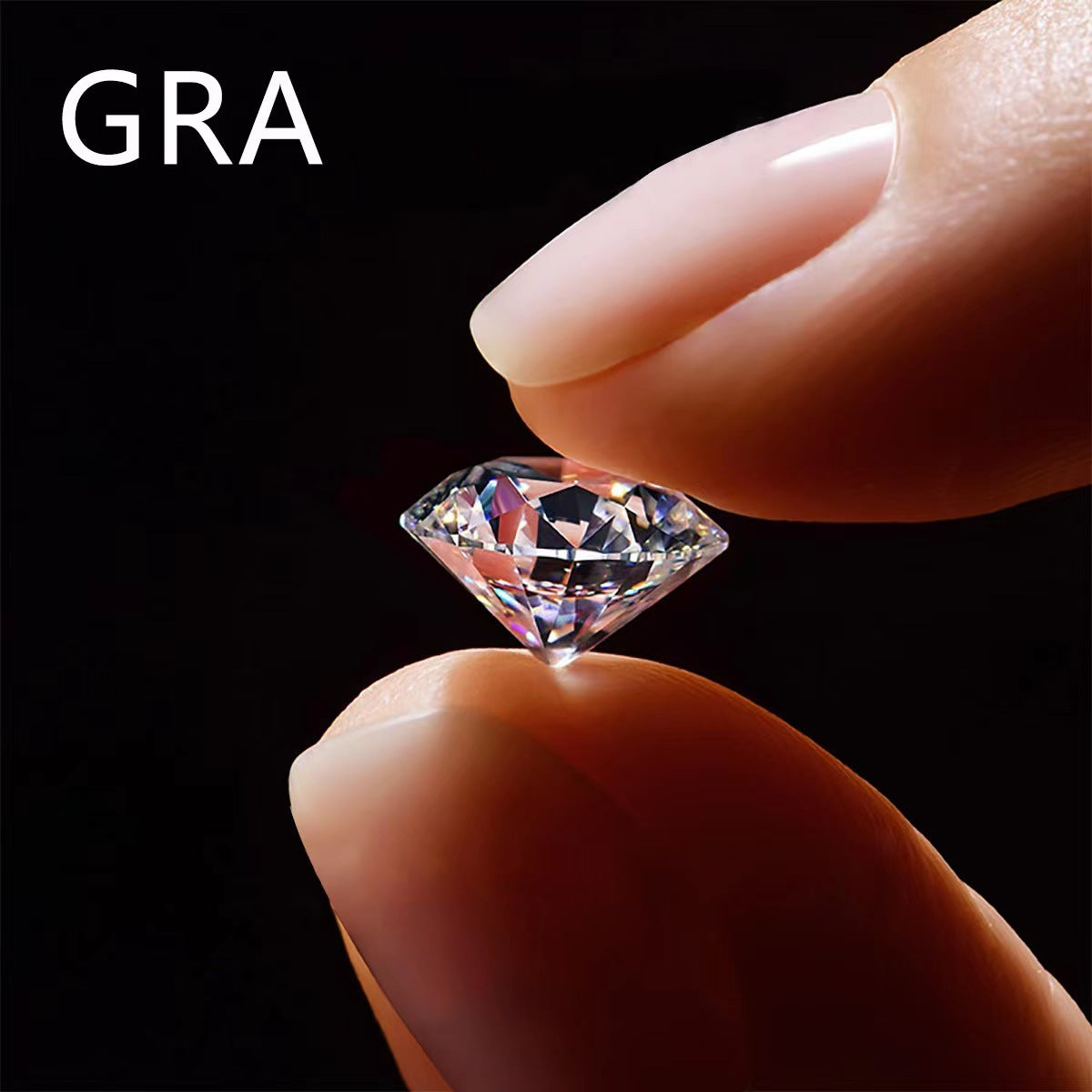 D Moissanite Eight Hearts Eight Arrows VVS1Clarity Loose Diamond Band GRA Certificate Waist Size Black Card Factory Wholesale