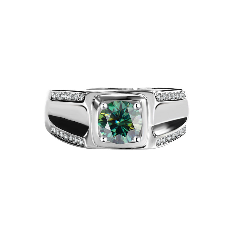 S925Sterling Silver Moissanite Couple Rings for Men and Women Moissanite Jewelry Proposal Wedding Rings Wholesale from Factory