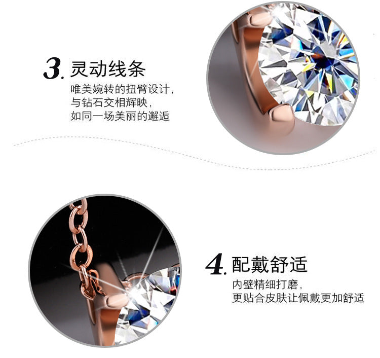 s925Pure Silver Bull Head Necklace Silver Pendant Moissanite Necklace for Women Classic Fashion Collarbone Chain In Stock Wholesale