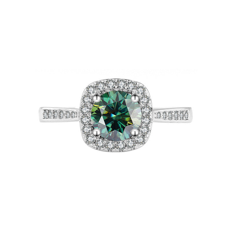 S925Sterling Silver Moissanite Couple Rings for Men and Women, Moissanite Jewelry for Proposal and Wedding, Wholesale from Factory Source
