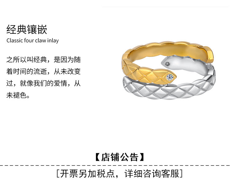 Cross-border new arrival S925Sterling Silver Cross Diamond Inlaid Moissanite Ring Double Layer with Diamonds Couple Rings Factory Wholesale