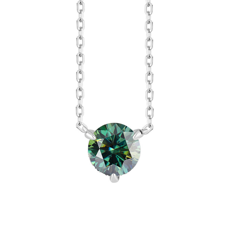S925Sterling Silver Classic Three-Claw Necklace Non-Fading Women's Pendant Light Luxury Fashion High-End Clavicle Chain Factory Wholesale